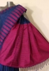 Thread Weave Contrast Handloom Soft Silk Saree-Slubs Weave